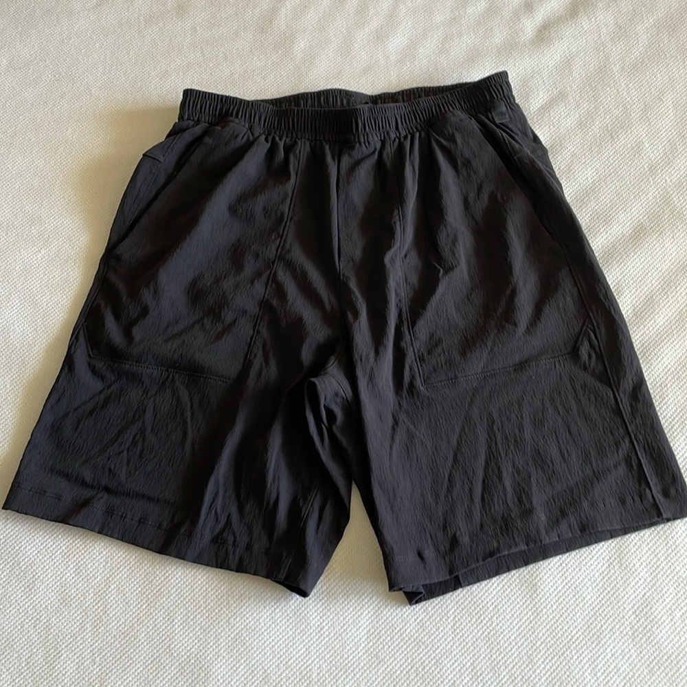 men’s nulu high rise track short / black / M / lululemon